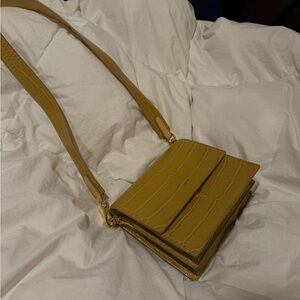Jw pei yellow shoulder bag
